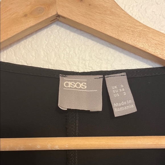 ASOS Black Long Sleeve Jumpsuit - Picture 5 of 6